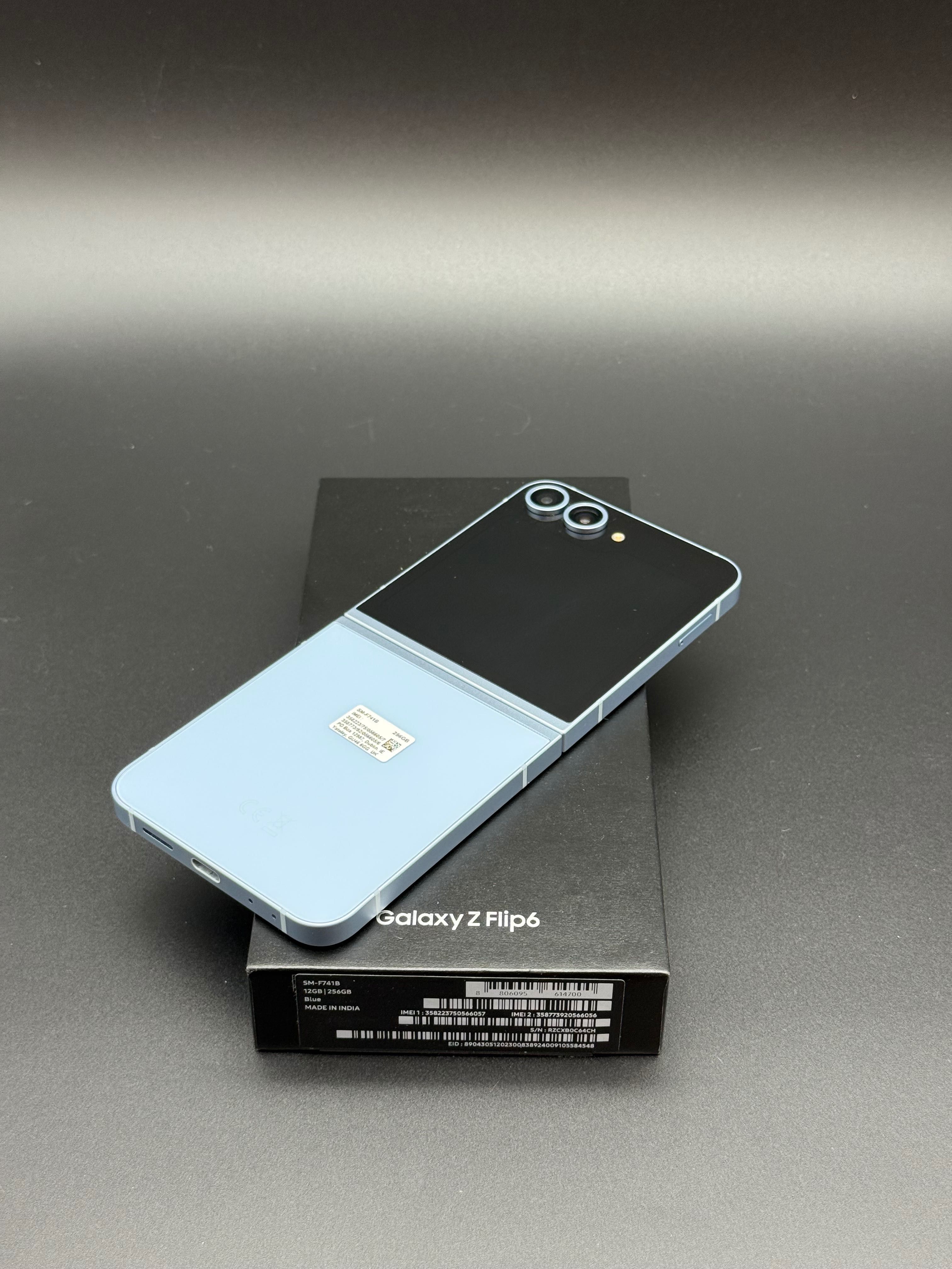 Samsung Galaxy Z Flip 6 256 Gb Icy Blue Dual Sim Гаранция