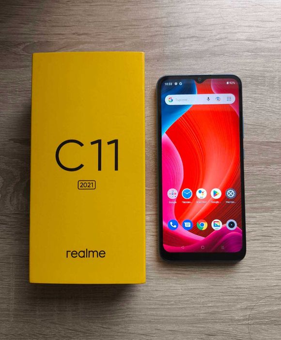 Смартфон Realme C11 (2021) – като нов! Неизползван, оригинална кутия!