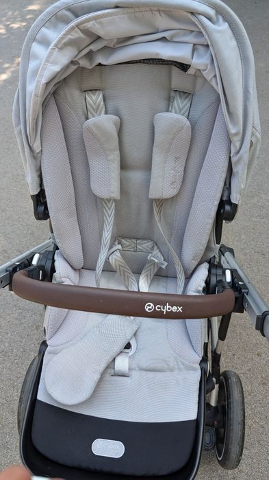 Количка Cybex Gazelle S Lava Grey за близнаци или породени деца