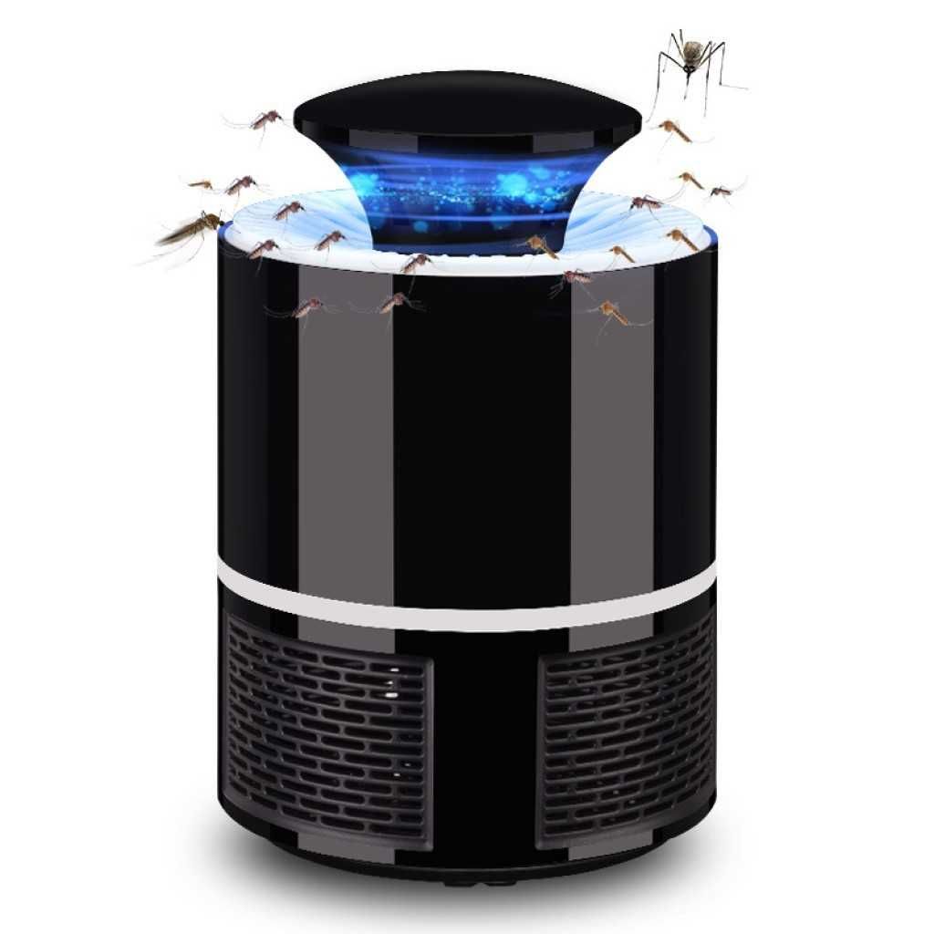 LED Лампа против комари с USB захранване / Цвят: Черен / 5V