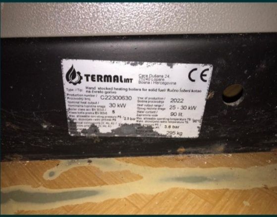 Centrală pe lemne 30kw