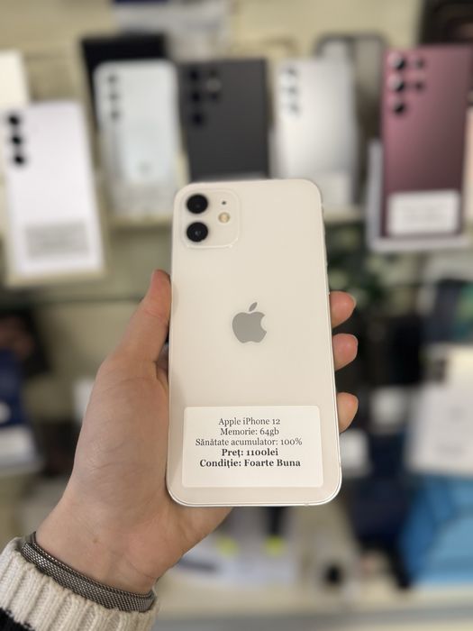 Apple iPhone 12 -Midnight, Blue, White-