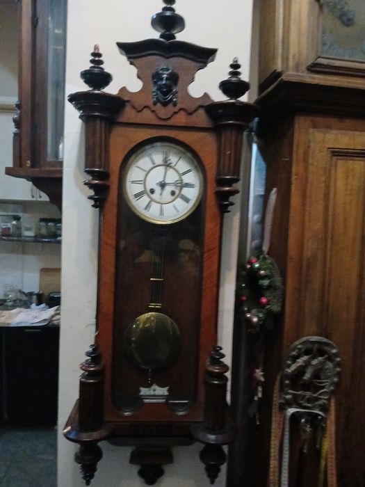 Ceas de perete mecanic cu pendul,functional