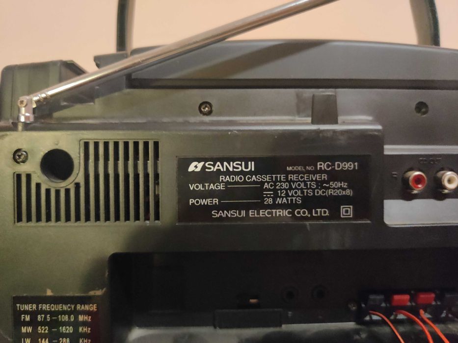 Sansui D991 уредба CD/касетофон/радио, работят и трите
