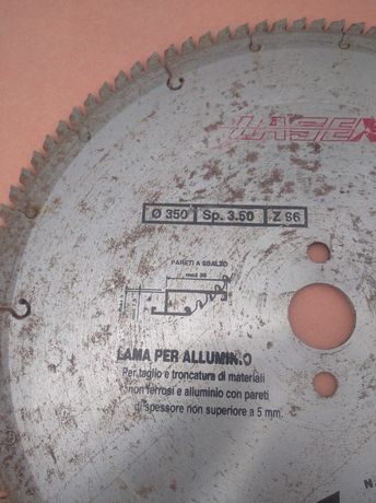 Lamă, disc pentru aluminiu 350 mm