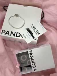 Pandora браслет «Сверкающее сердце бесконечности»