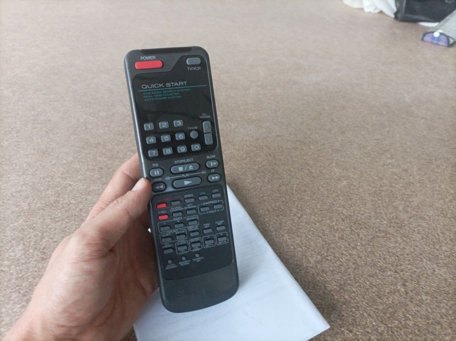 Видео магнитофон пульт управлени