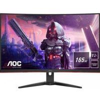 Monitor LED AOC Gaming CQ32G2SE/BK Curbat 31.5 inch 1 ms Negru 165 Hz
