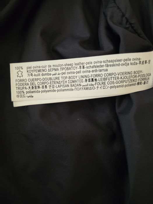 MASSIMO DUTTI geacă piele bărbați XXL