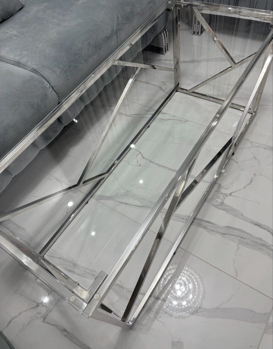 Холна маса сребриста