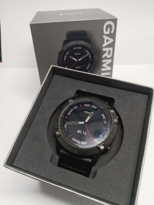 Спортивные смарт часы Garmin Fenix 6x Sapphire