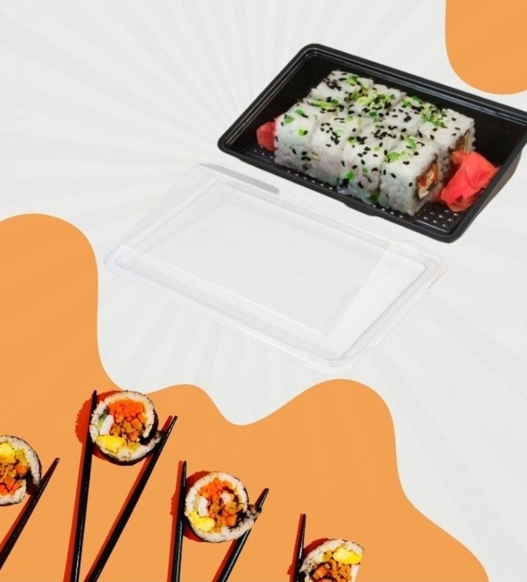 Одноразовые посуда для суши ролли и для кондитерских изделий