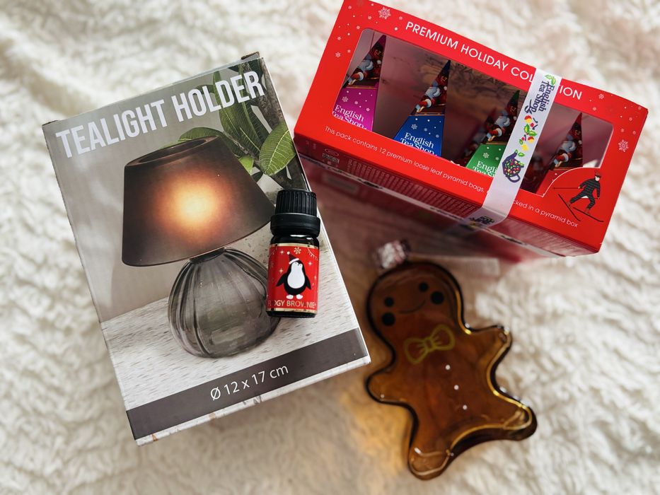 Set cadou Secret Santa - Moș Nicolae - Crăciun - Tealight holder