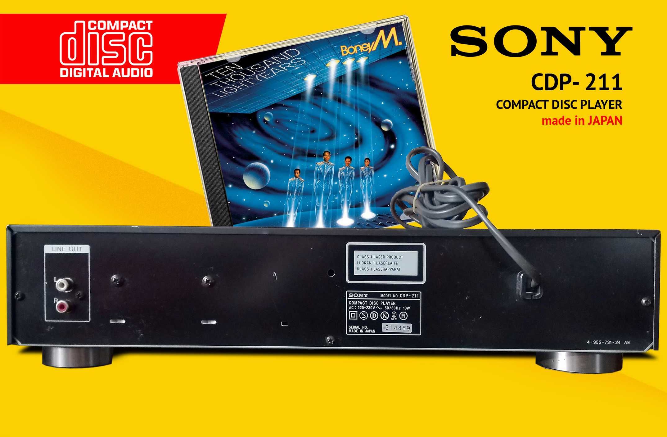 Stereo CD Player Sony CDP-211