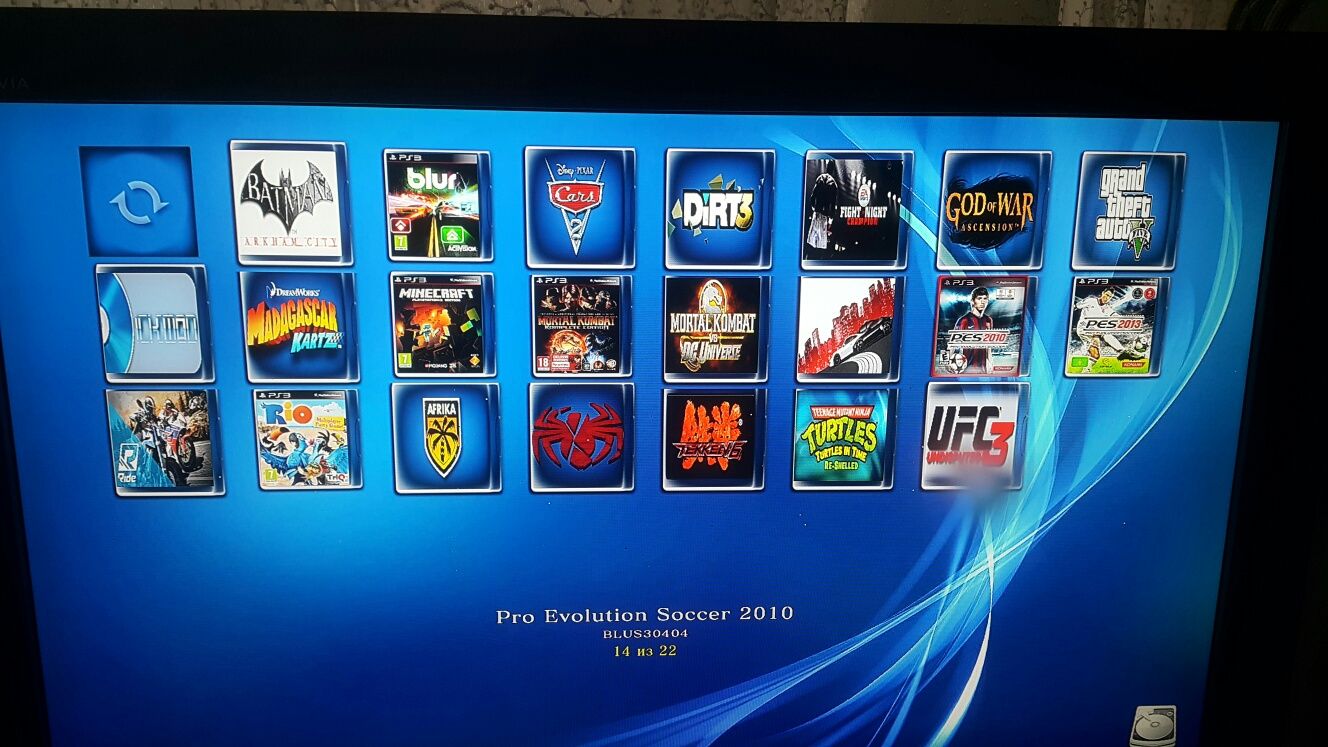 Playstation 3 Slim + Prashivka + 40ta Games