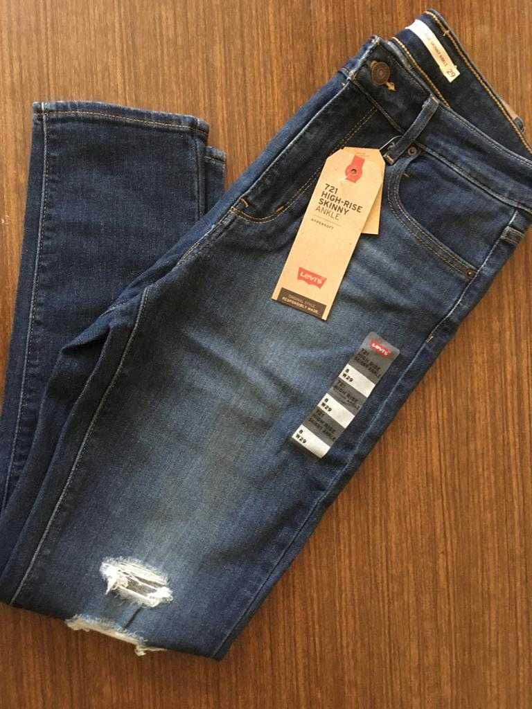 Джинсы Levis 721 High Rise Skinny Jeans