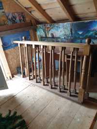 Balustrada din lemn model deosebit 2x1.7 m pe 90 cm