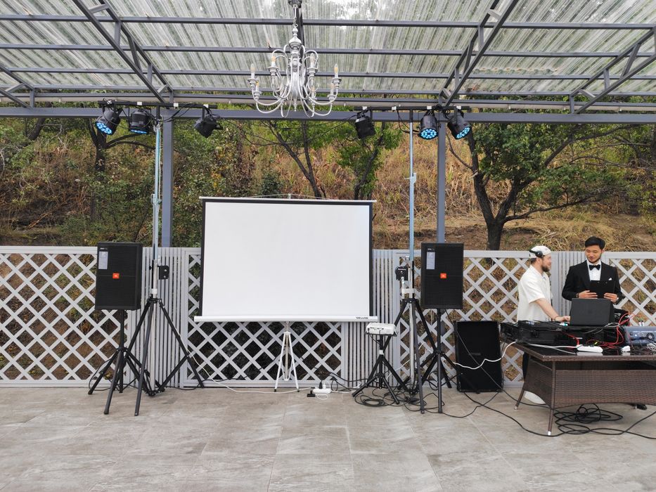 Прокат аренда проектора экрана колонки