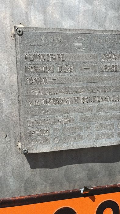 Cisterna agricolă 20 T-15000 €