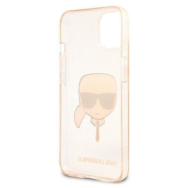 Karl lagerfeld hardcase glitter karl`s head - лицензиран кейс с брокат