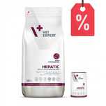 Hrana Caini VetExpert Hepatic 12Kg + Conserva 400g Cadou