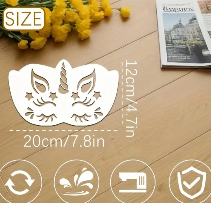 Шаблони за рисуване на лица на деца 16 броя