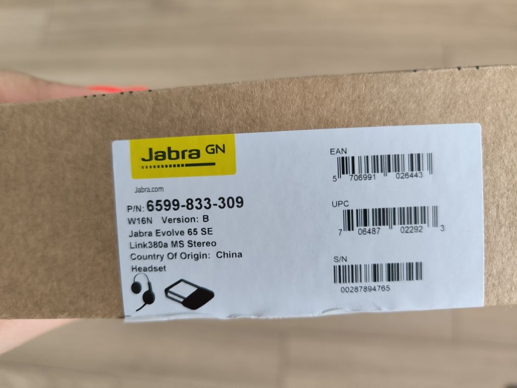 Jabra Evolve 65 слушалки