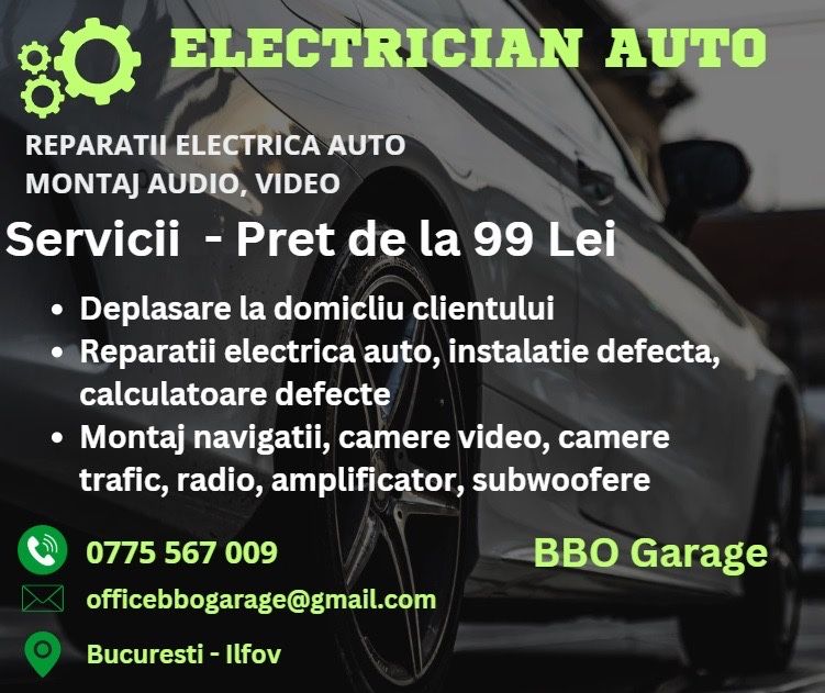 Diagnoza AUTO la DOMICILIU / Electrician Auto / Consiliere Achizitie A