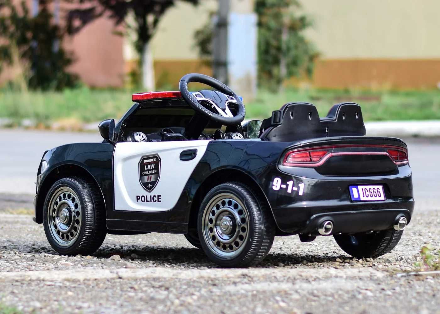 Детска Акумулаторна Кола POLICE JC666, 70W, 12V/4.5Ah,