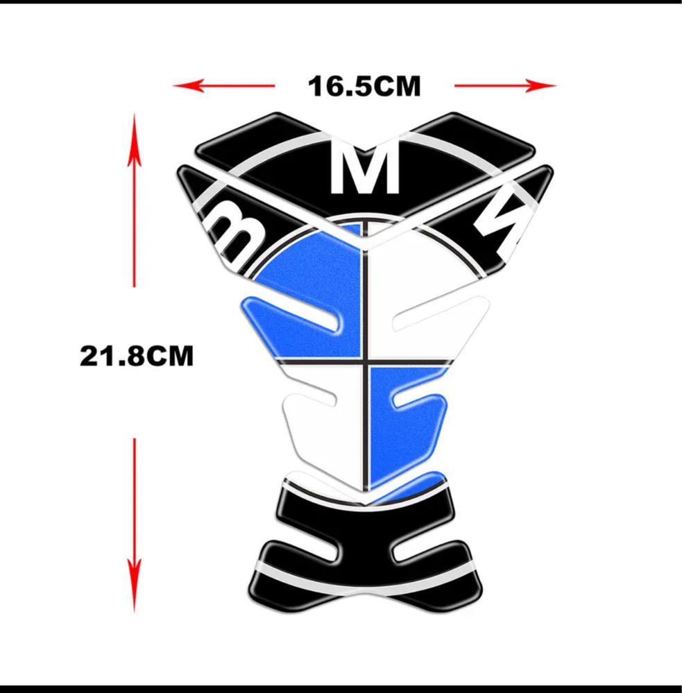 Vand stcker rezervor moto tank pad bmw gs protectie