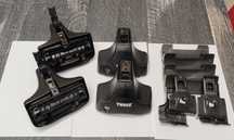 Vând set 4 picioare+kit Thule fixare VW Passat.