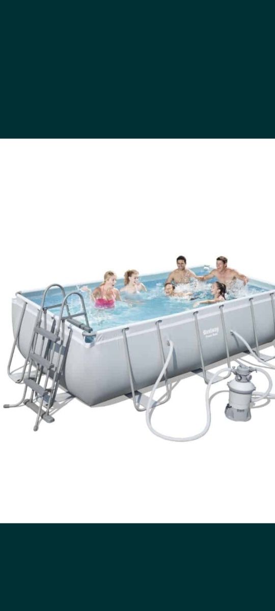 Intex besway 4x2x1 метр каркасный бассейн