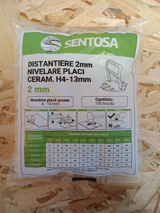 Distantiere clipsuri si pene nivelare gresie si faianta