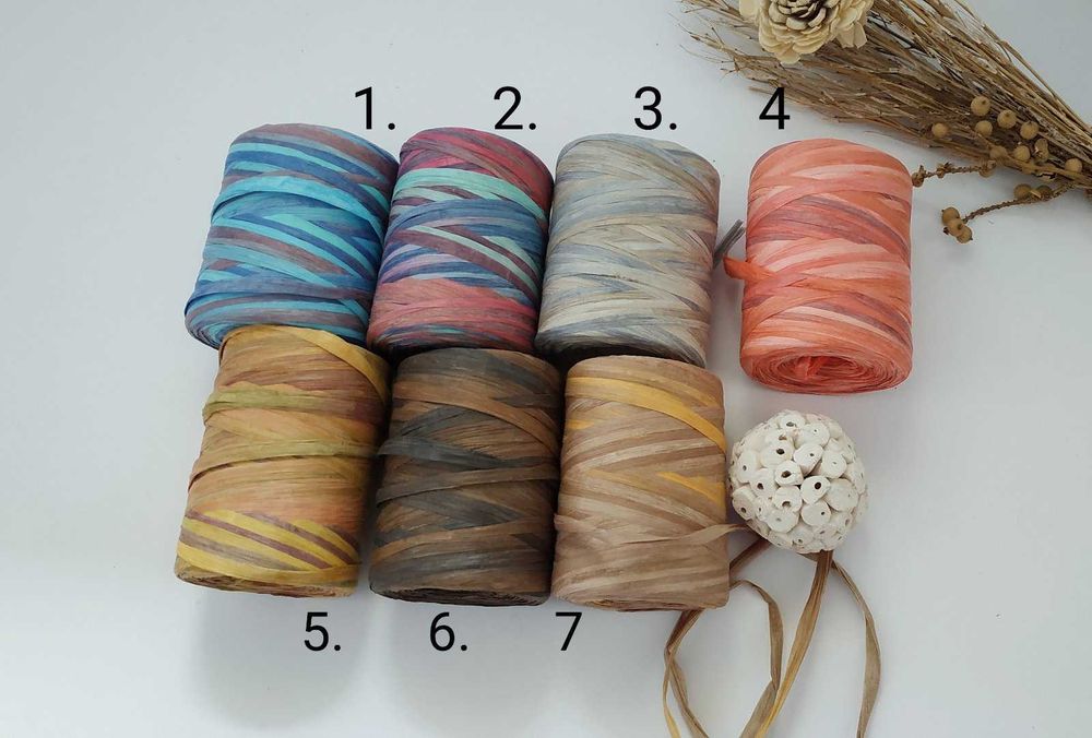 Продавам прежда рафия