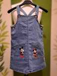 Rochie sarafan denim pentru fetițe de 4-5 ani 104-110cm, Waikiki Green