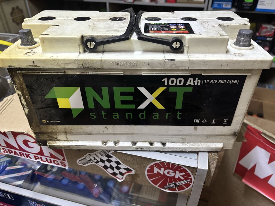 Аккумулятор б/у 100 пуск 800