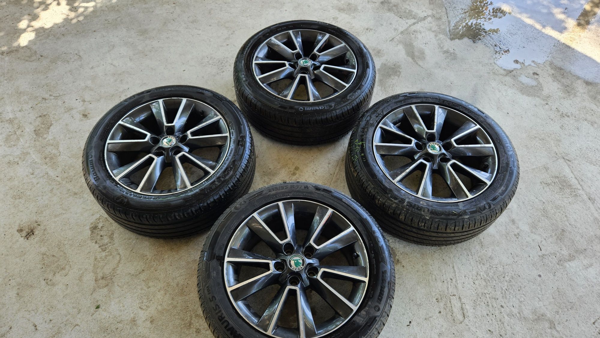 Jante 5x112 R17 Model Inedit + Cauciucuri Vară 2020 - Skoda, Audi, Vw,