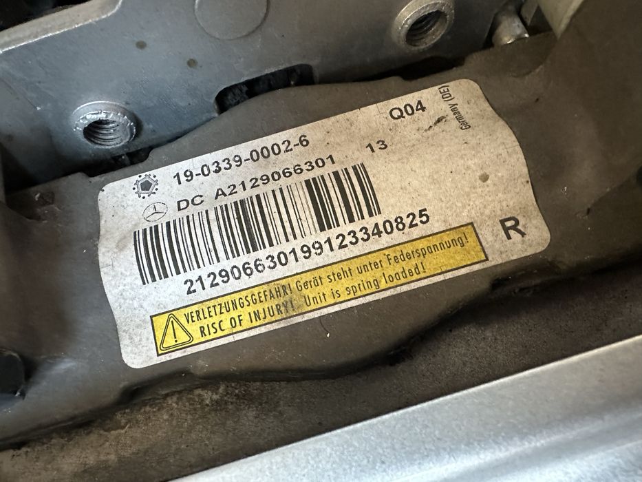 Balamale capota mercedes w212 s212