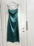 Rochie midi verde smarald - Zara