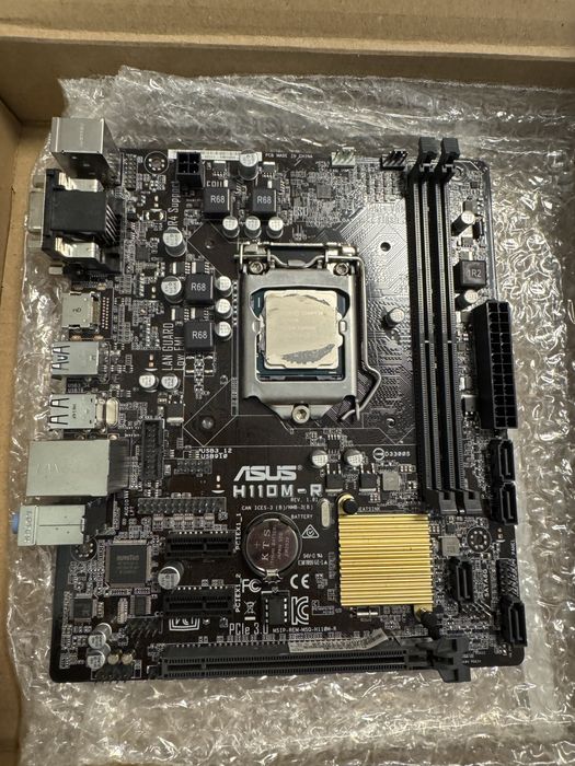 Placa de baza pc calculator 1151 v1 Asus H110m +I5 7400 Ddr4
