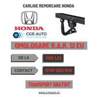 Carlige remorcare Honda - 5 Ani Garantie