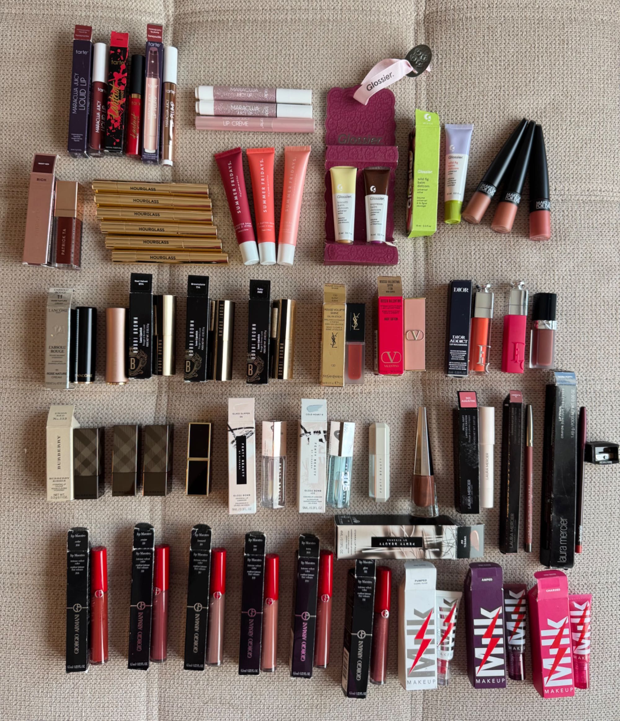 Оригинални червила Dior, Too Faced, Hourglass, Tarte, Glossier, YSL