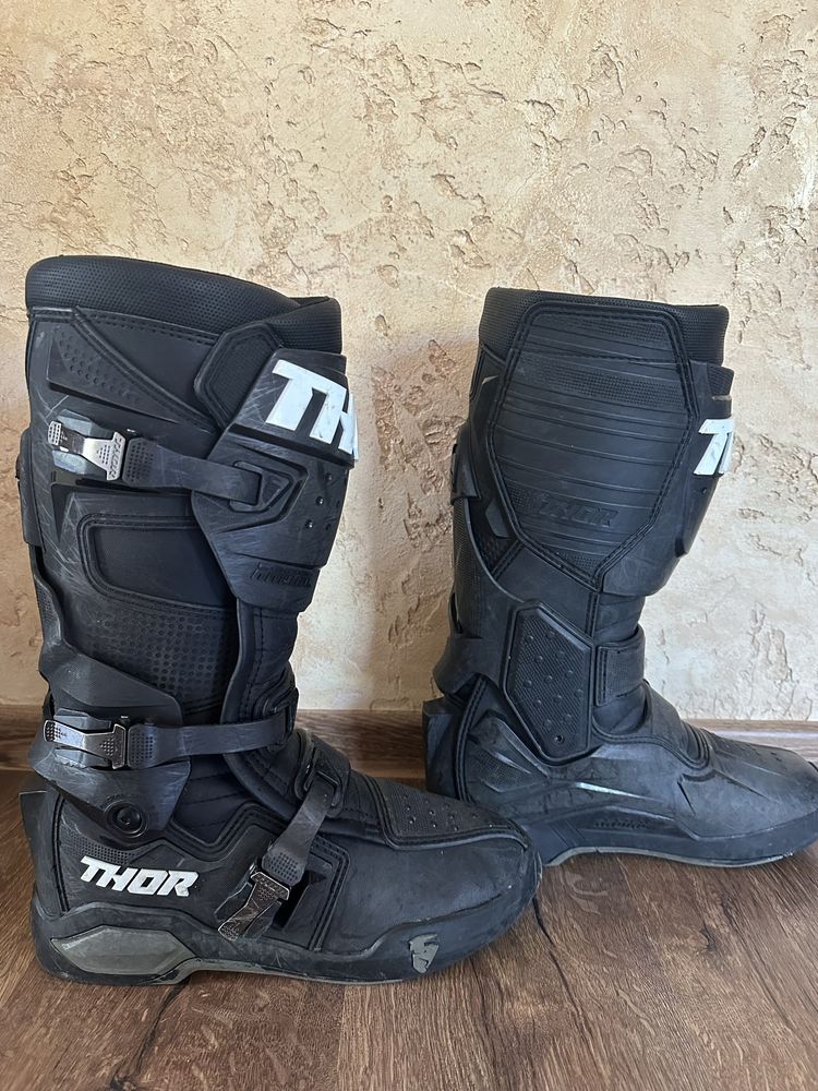 Thor Radial MX Boots BLACK