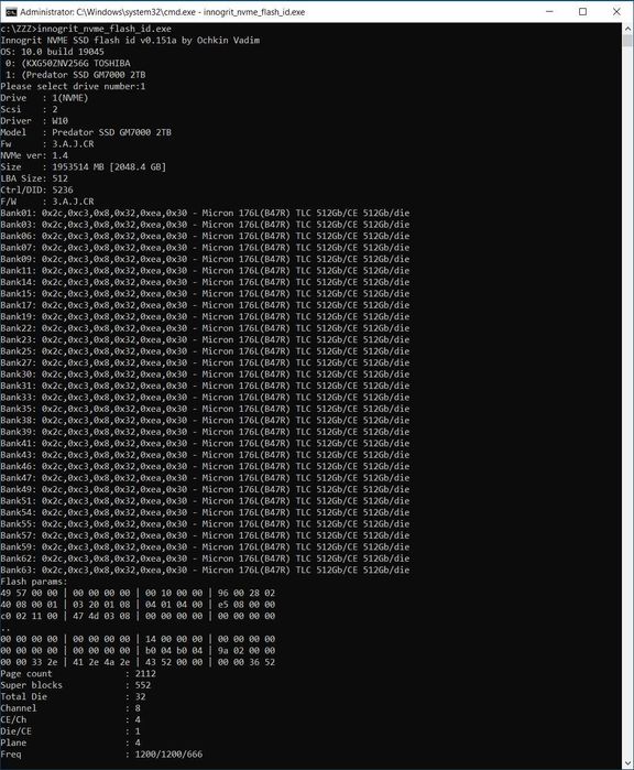 SSD NVMe Gen 4 2280 Acer Predator GM7000 2TB NOU