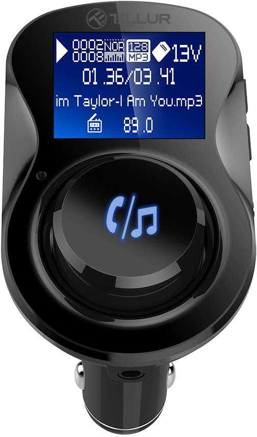 FM трансмитер Tellur FMT-B3 - черен цвят