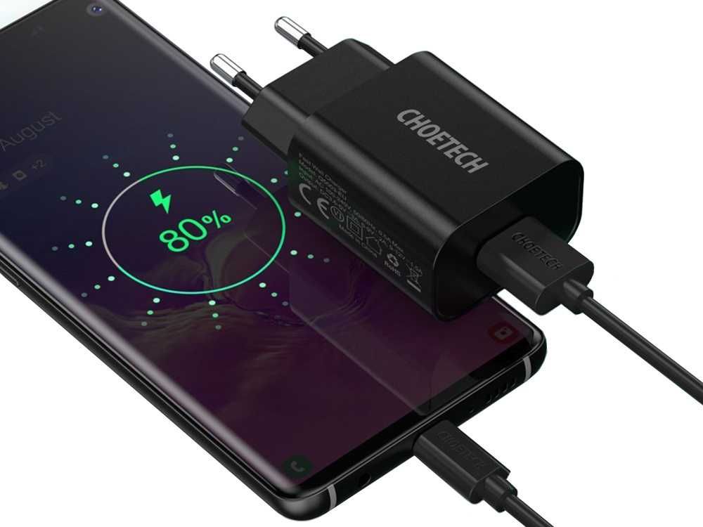 Incarcator de retea 4x USB Quick Charge 3.0 cu 4 porturi USB universal