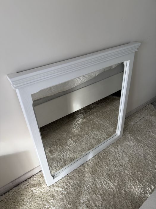 Oglinda - Lemn Masiv - Stejar - 96 cm x 98 cm