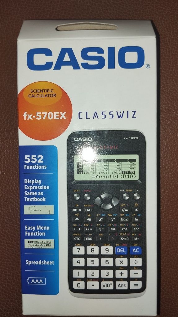 Научный калькулятор Casio fx 570 ex plus