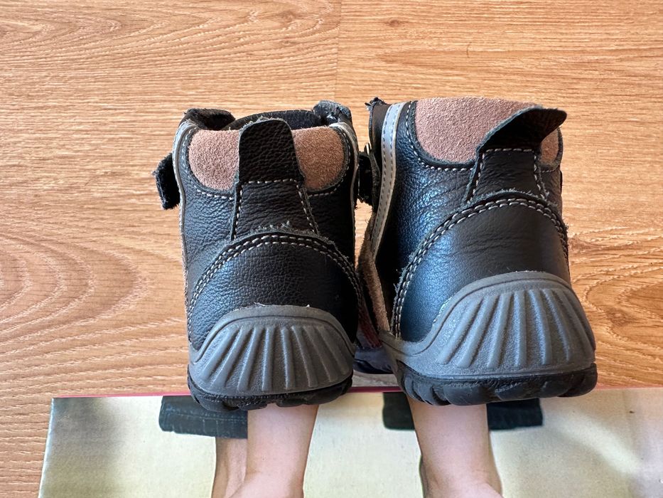 Зимни кожени боти Chippo - детски