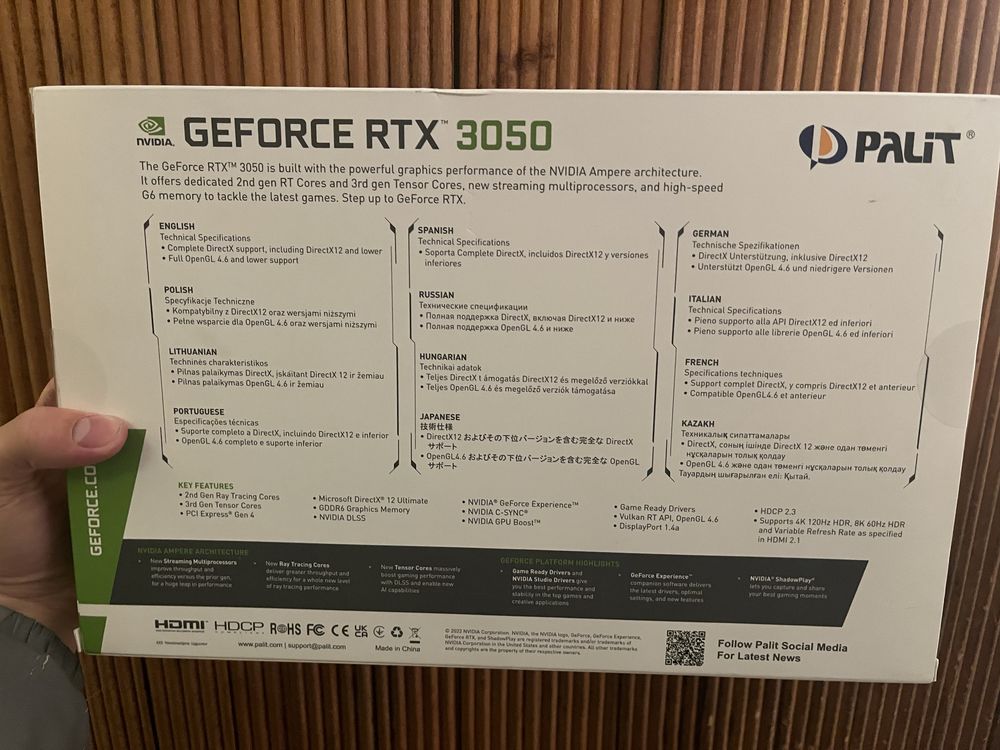 RTX 3050, в идеальном состоянии